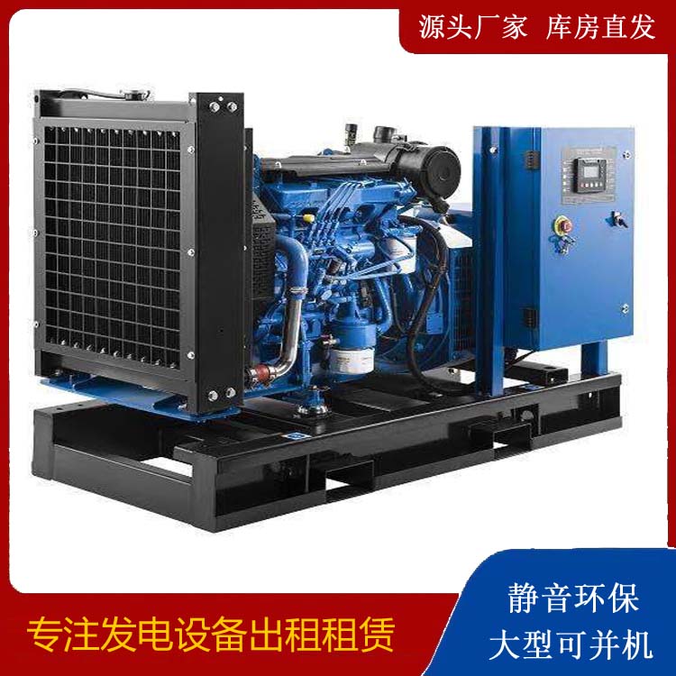 滦南出租发电机 潍柴发电机一定要预防通风管道的堵塞和灰尘